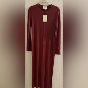 Reformation Tommie long sleeve stretch dress- size M